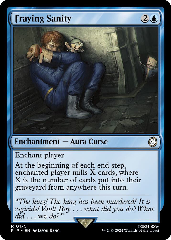 Fraying Sanity 175 card from Universes Beyond: Fallout