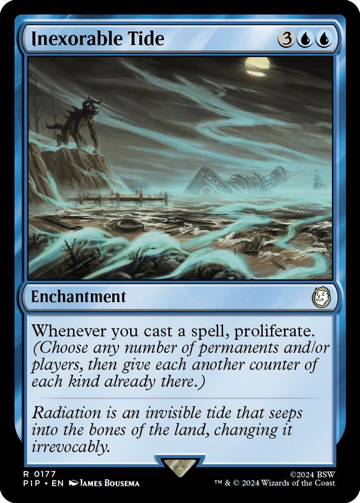 Inexorable Tide 177 card from Universes Beyond: Fallout