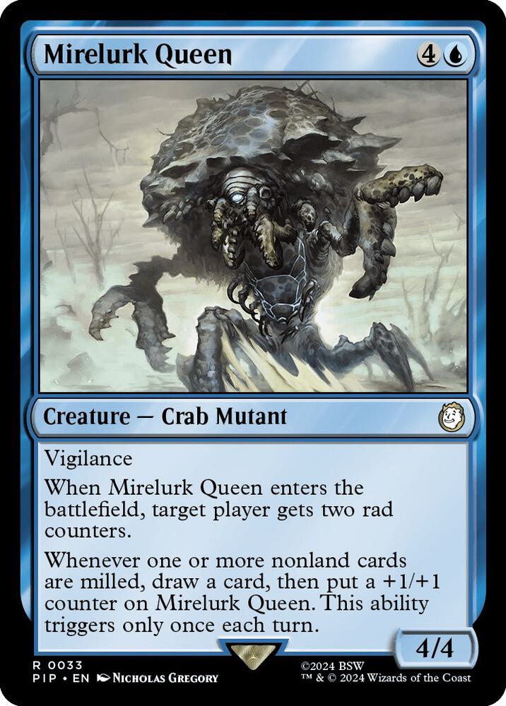 Mirelurk Queen 33 card from Universes Beyond: Fallout