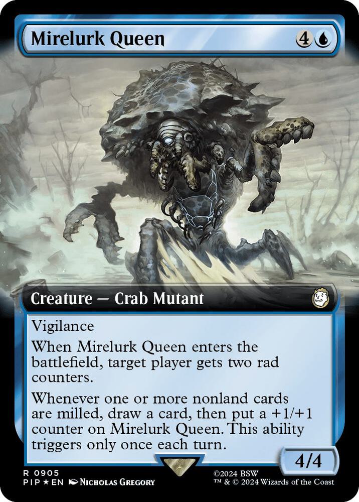 Mirelurk Queen (Extended Art) (Surge Foil) 905 card from Universes Beyond: Fallout