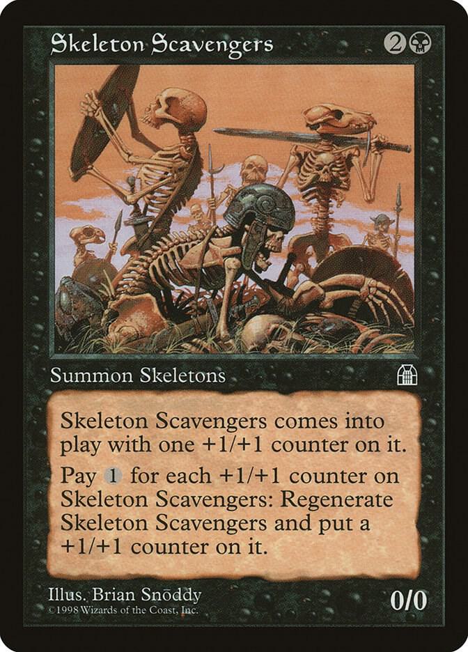 Skeleton Scavengers card from Stronghold