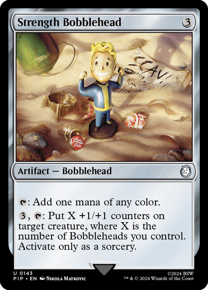 Strength Bobblehead 143 card from Universes Beyond: Fallout