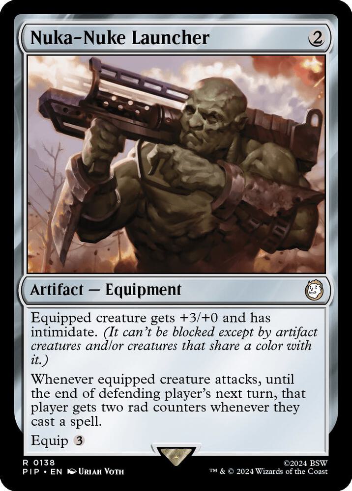 Nuka-Nuke Launcher 138 card from Universes Beyond: Fallout