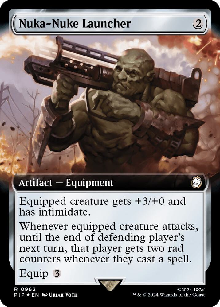 Nuka-Nuke Launcher (Extended Art) (Surge Foil) 962 card from Universes Beyond: Fallout