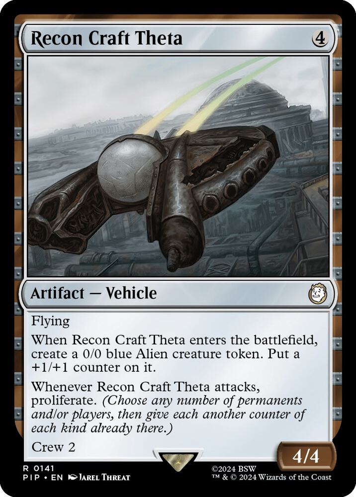 Recon Craft Theta 141 card from Universes Beyond: Fallout