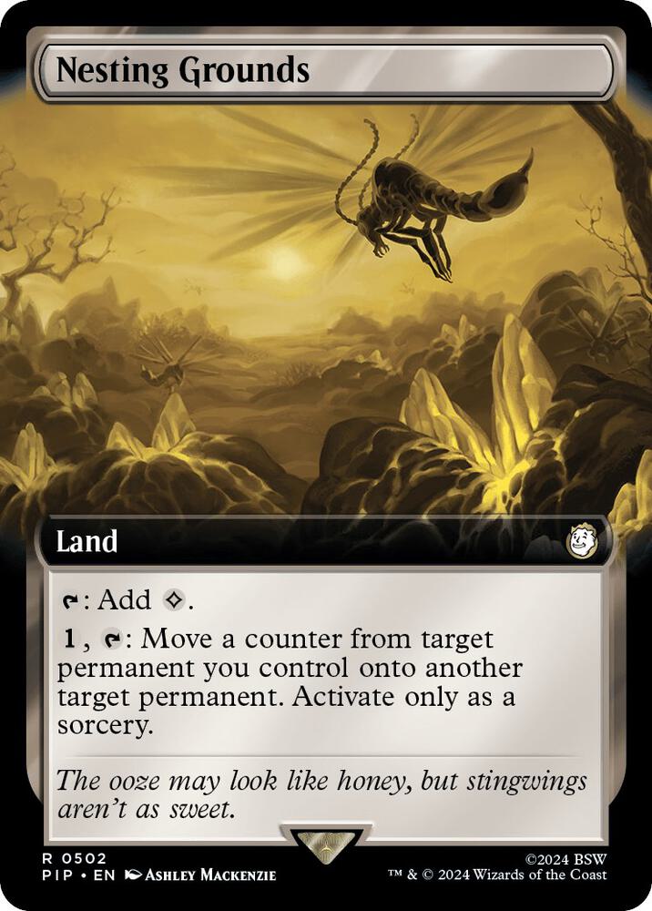 Nesting Grounds (Extended Art) 502 card from Universes Beyond: Fallout