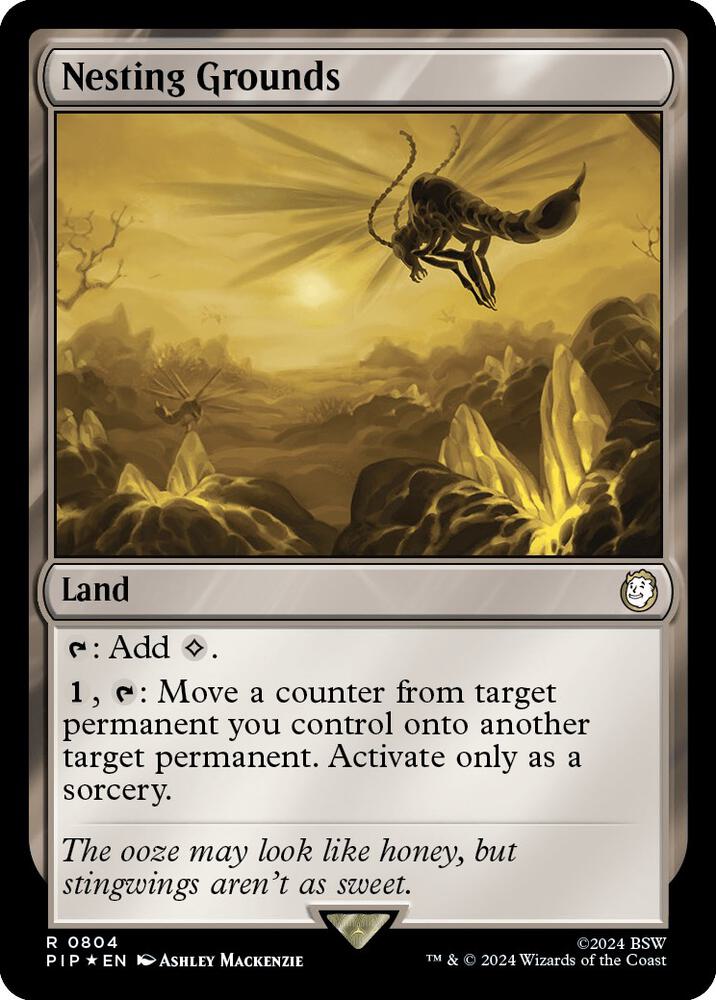 Nesting Grounds (Surge Foil) 804 card from Universes Beyond: Fallout