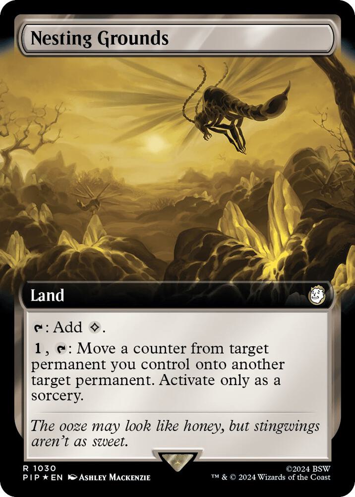 Nesting Grounds (Extended Art) (Surge Foil) 1030 card from Universes Beyond: Fallout