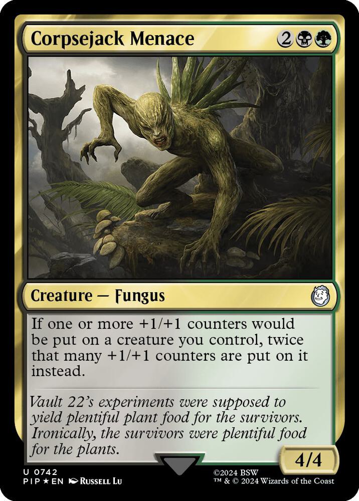 Corpsejack Menace (Surge Foil) 742 card from Universes Beyond: Fallout