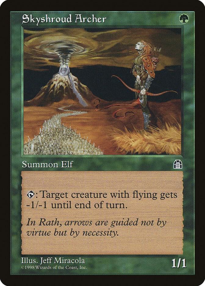 Skyshroud Archer card from Stronghold