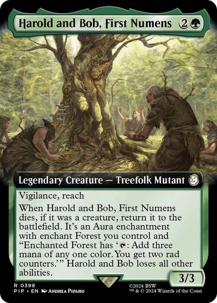 Harold and Bob, First Numens (Extended Art) 398 card from Universes Beyond: Fallout