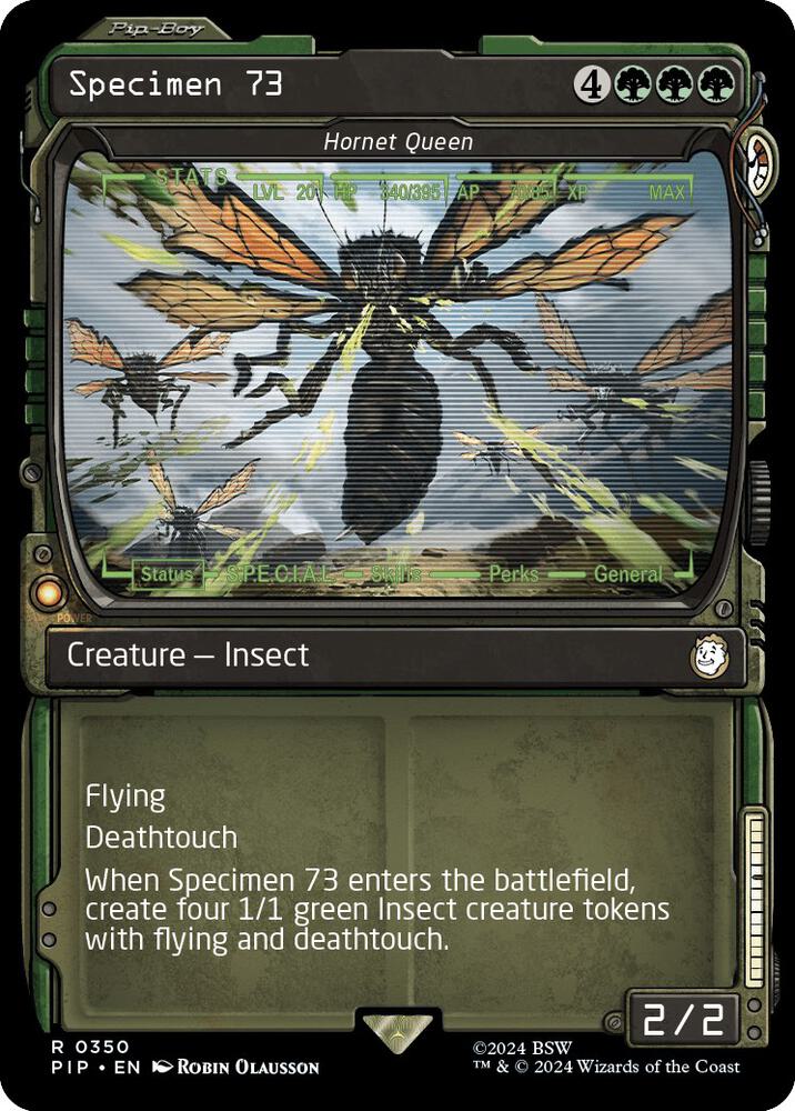 Specimen 73 - Hornet Queen (Showcase) 350 card from Universes Beyond: Fallout