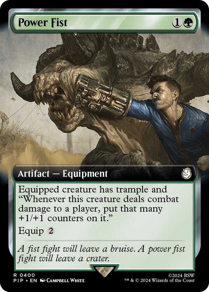 Power Fist (Extended Art) 400 card from Universes Beyond: Fallout