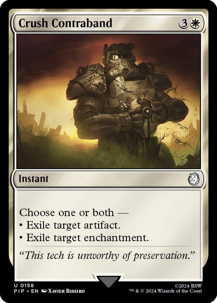 Crush Contraband 158 card from Universes Beyond: Fallout