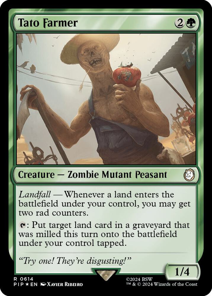 Tato Farmer (Surge Foil) 614 card from Universes Beyond: Fallout