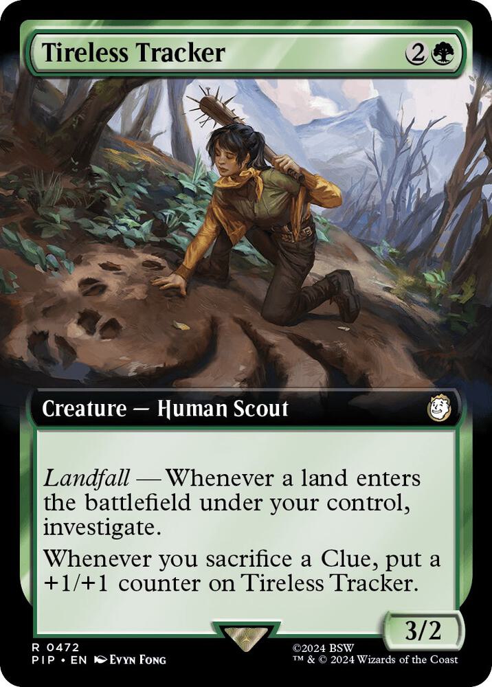 Tireless Tracker (Extended Art) 472 card from Universes Beyond: Fallout