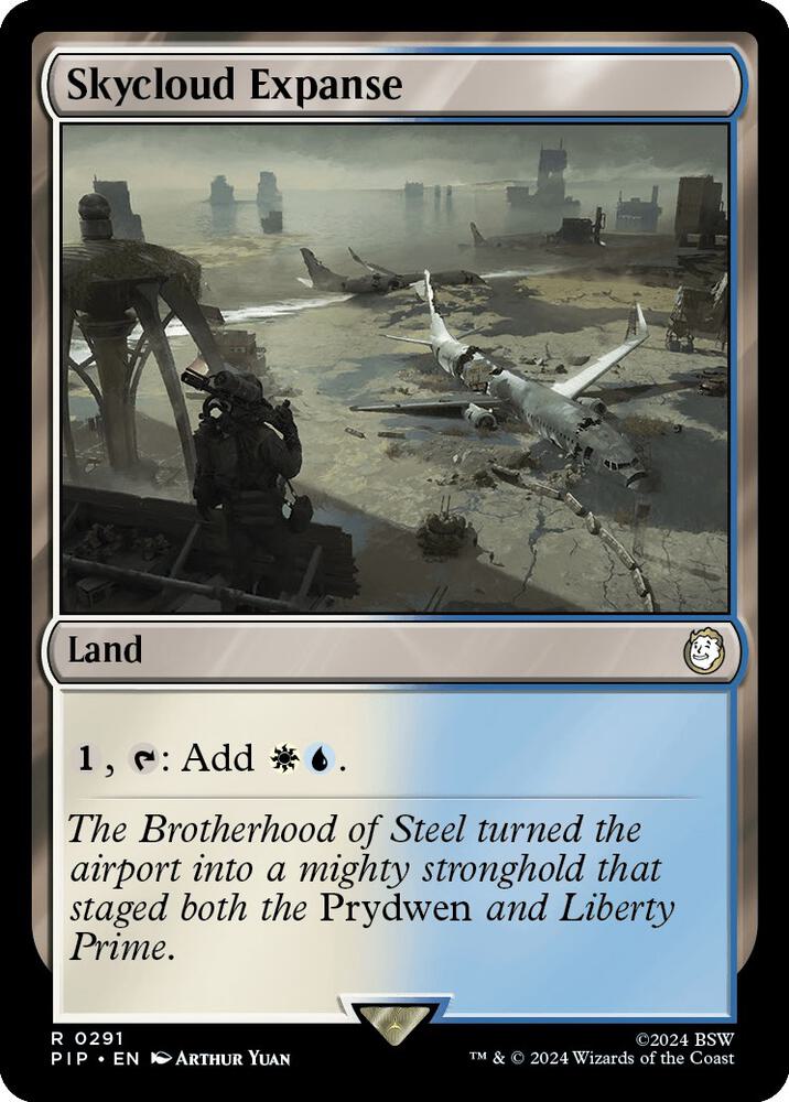 Skycloud Expanse 291 card from Universes Beyond: Fallout