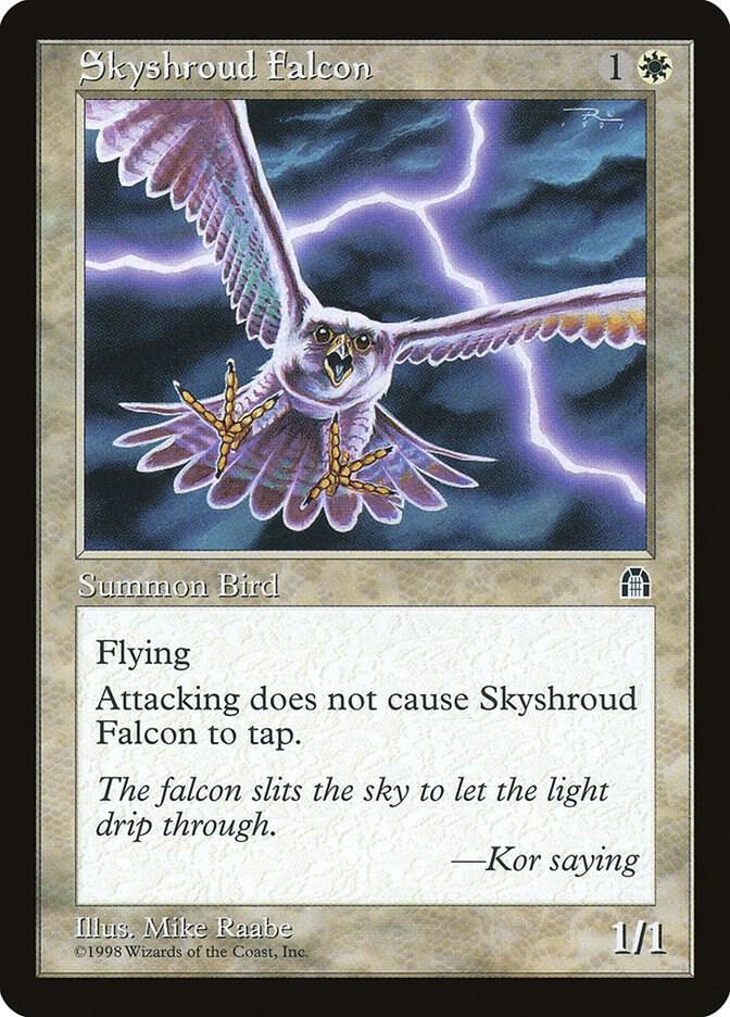 Skyshroud Falcon card from Stronghold