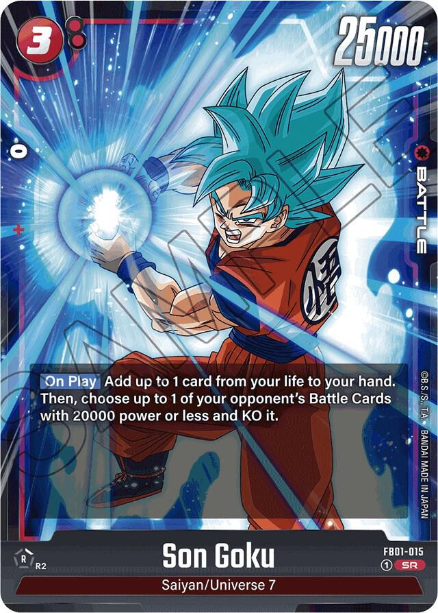 Son Goku FB01-015 card from Awakened Pulse