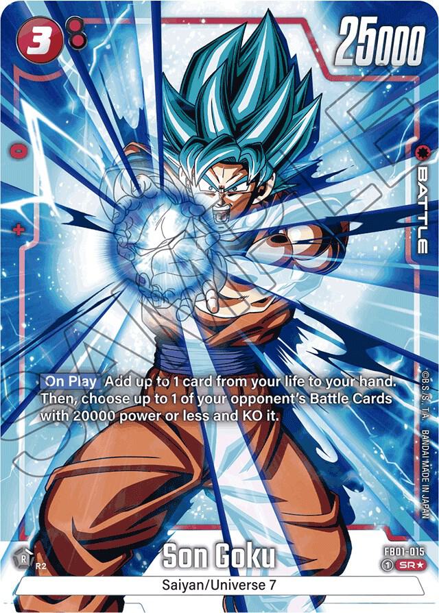 Son Goku (Alternate Art) FB01-015 card from Awakened Pulse