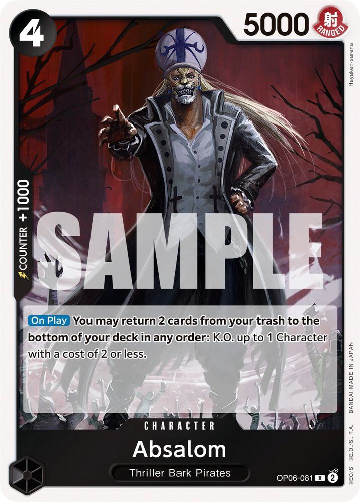 Absalom OP06-081 card from Wings of the Captain