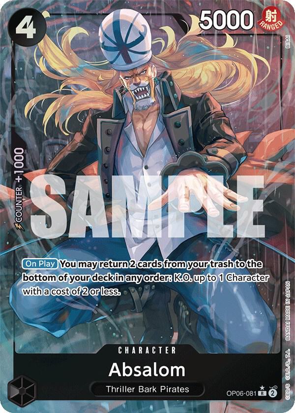 Absalom (Alternate Art) OP06-081 card from Wings of the Captain