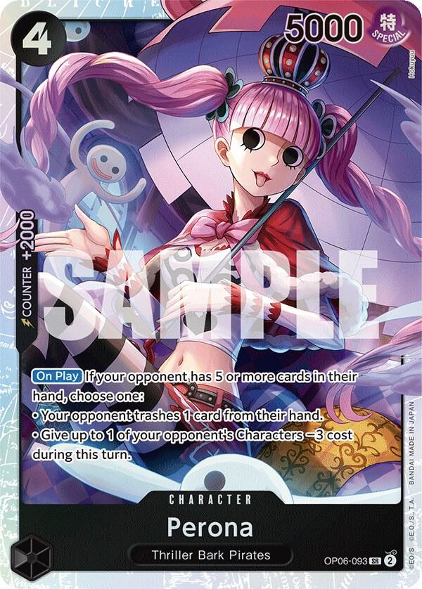 Perona OP06-093 card from Wings of the Captain