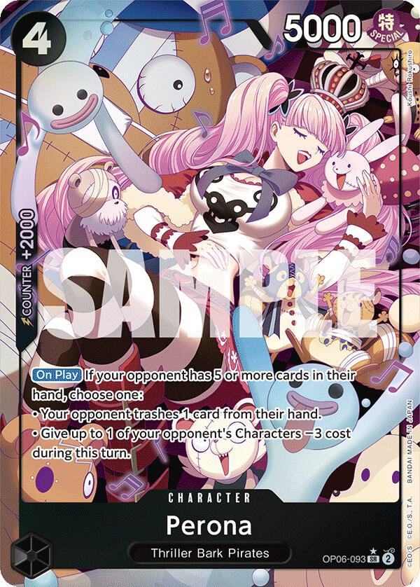 Perona (Alternate Art) OP06-093 card from Wings of the Captain