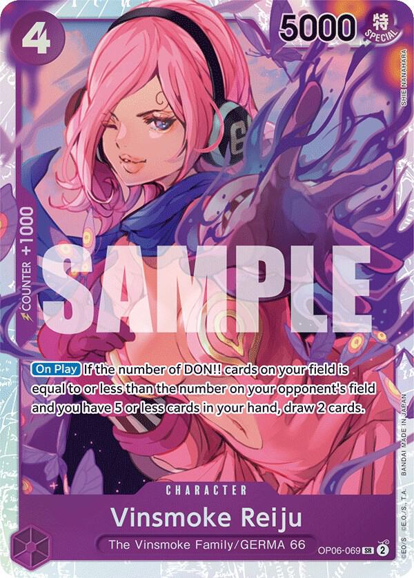 Vinsmoke Reiju OP06-069 card from Wings of the Captain
