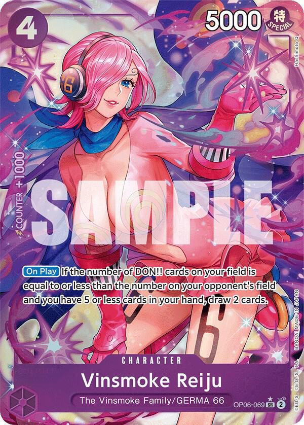 Vinsmoke Reiju (Alternate Art) OP06-069 card from Wings of the Captain