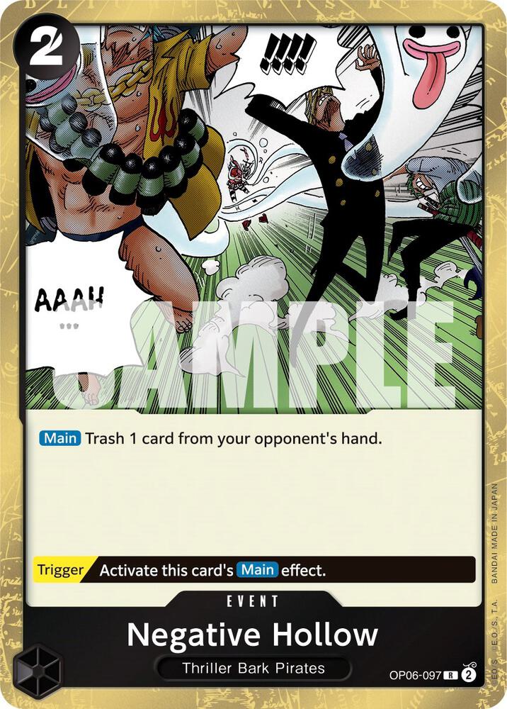 Negative Hollow OP06-097 card from Wings of the Captain