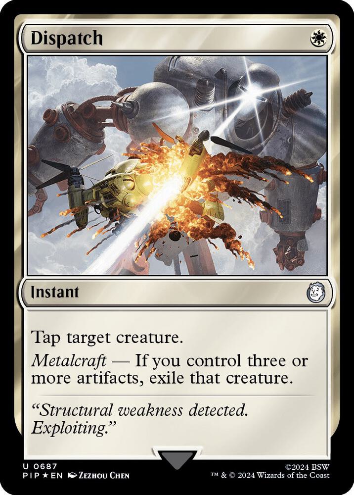Dispatch (Surge Foil) 687 card from Universes Beyond: Fallout