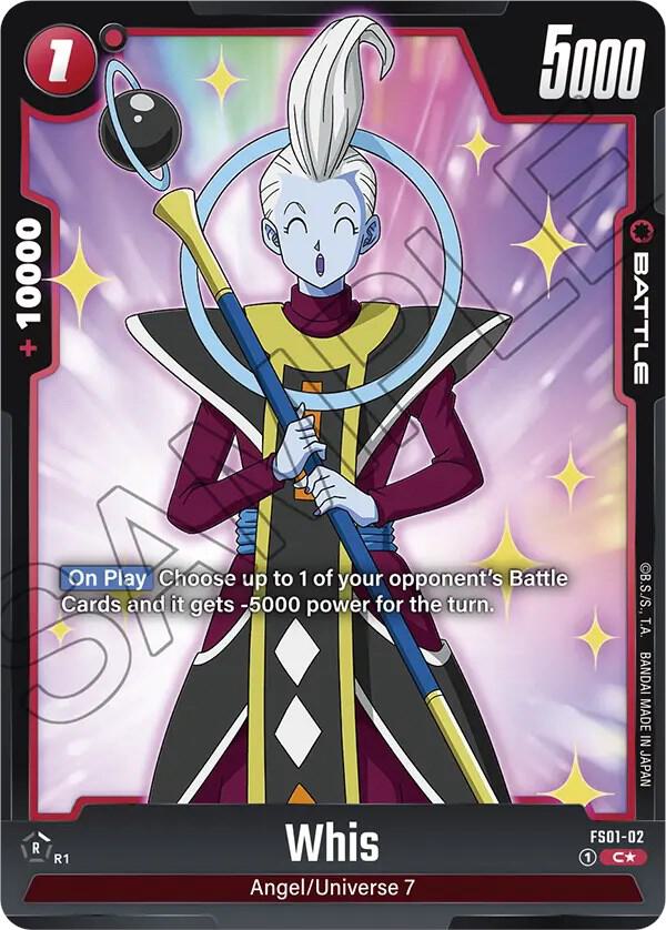 Whis (Bonus Pack Alternate Art) FS01-02 card from Starter Deck 1: Son Goku