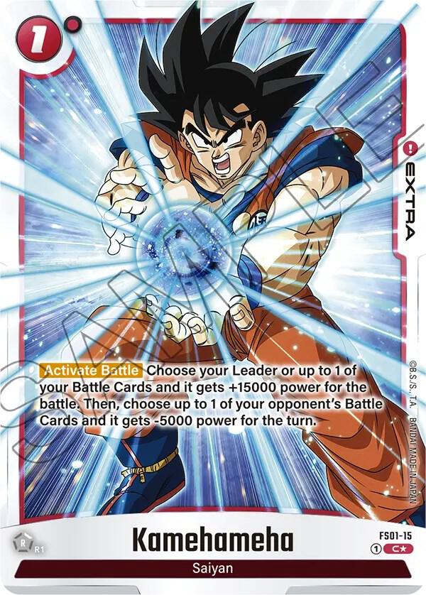 Kamehameha (Bonus Pack Alternate Art) FS01-15 card from Starter Deck 1: Son Goku