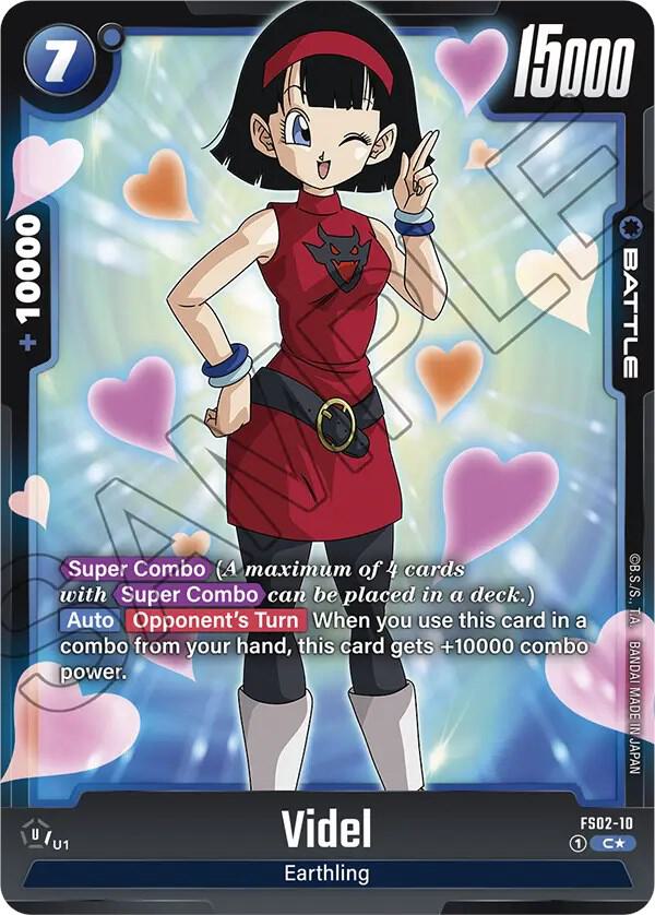 Videl (Bonus Pack Alternate Art) FS02-10 card from Starter Deck 2: Vegeta