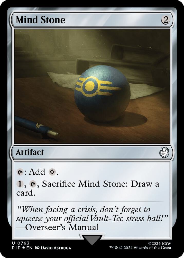 Mind Stone (Surge Foil) 763 card from Universes Beyond: Fallout