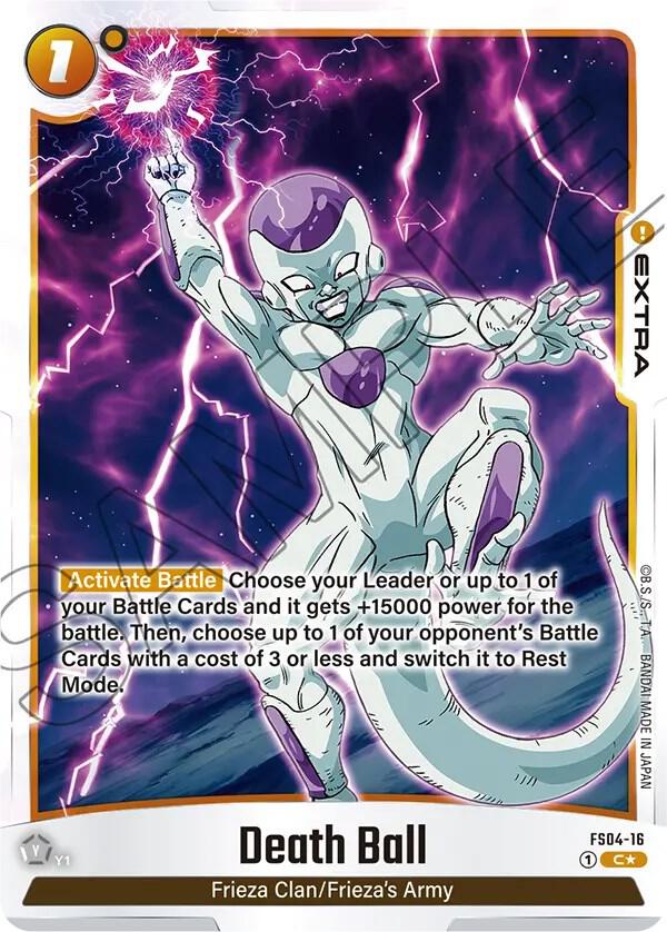 Death Ball (Bonus Pack Alternate Art) FS04-16 card from Starter Deck 4: Frieza
