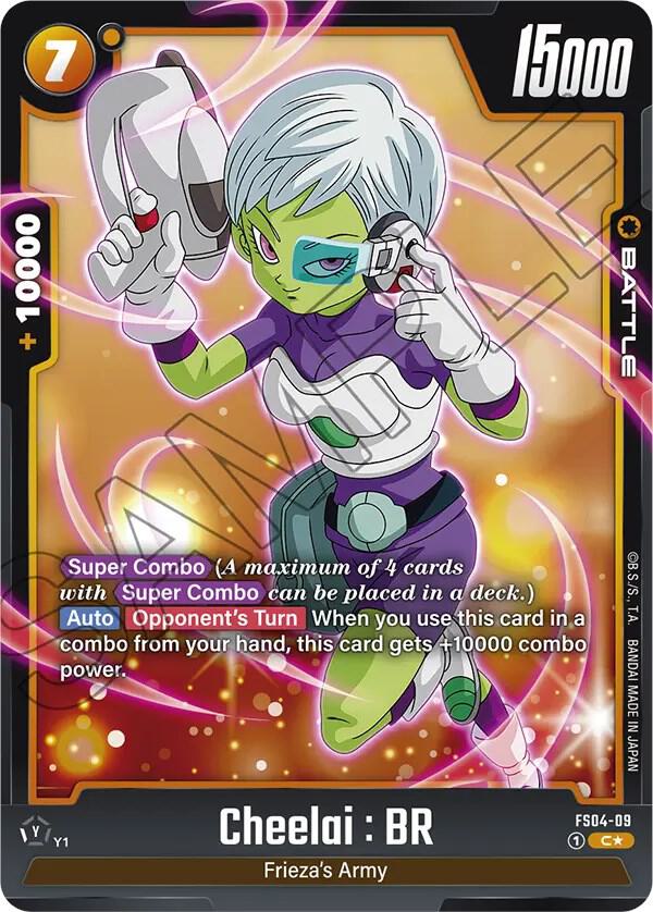 Cheelai : BR (Bonus Pack Alternate Art) FS04-09 card from Starter Deck 4: Frieza