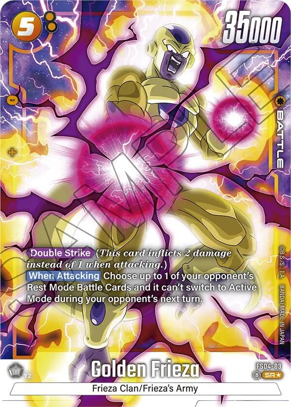 Golden Frieza (Bonus Pack Alternate Art) FS04-03 card from Starter Deck 4: Frieza