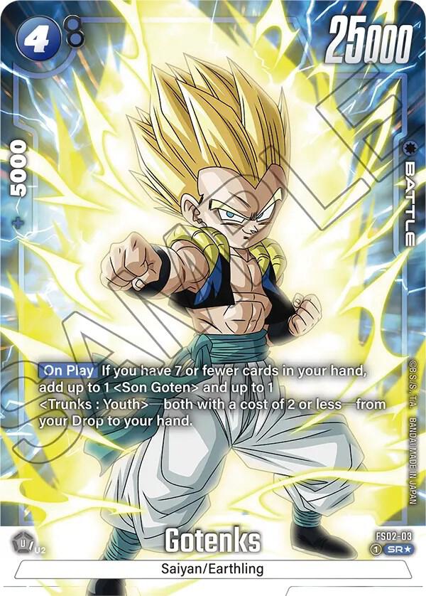 Gotenks (Bonus Pack Alternate Art) FS02-03 card from Starter Deck 2: Vegeta
