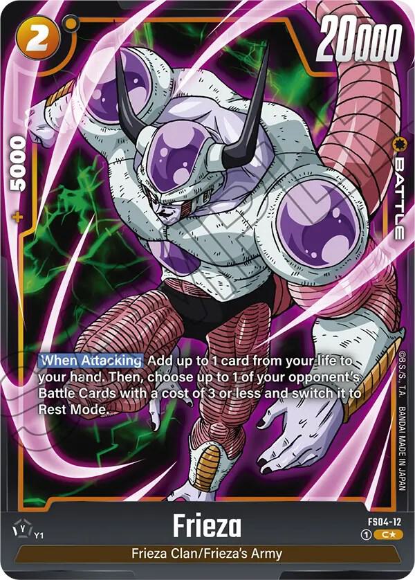 Frieza (Bonus Pack Alternate Art) FS04-12 card from Starter Deck 4: Frieza