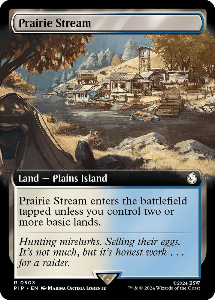 Prairie Stream (Extended Art) 503 card from Universes Beyond: Fallout