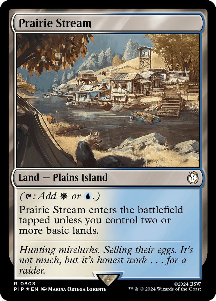 Prairie Stream (Surge Foil) 808 card from Universes Beyond: Fallout