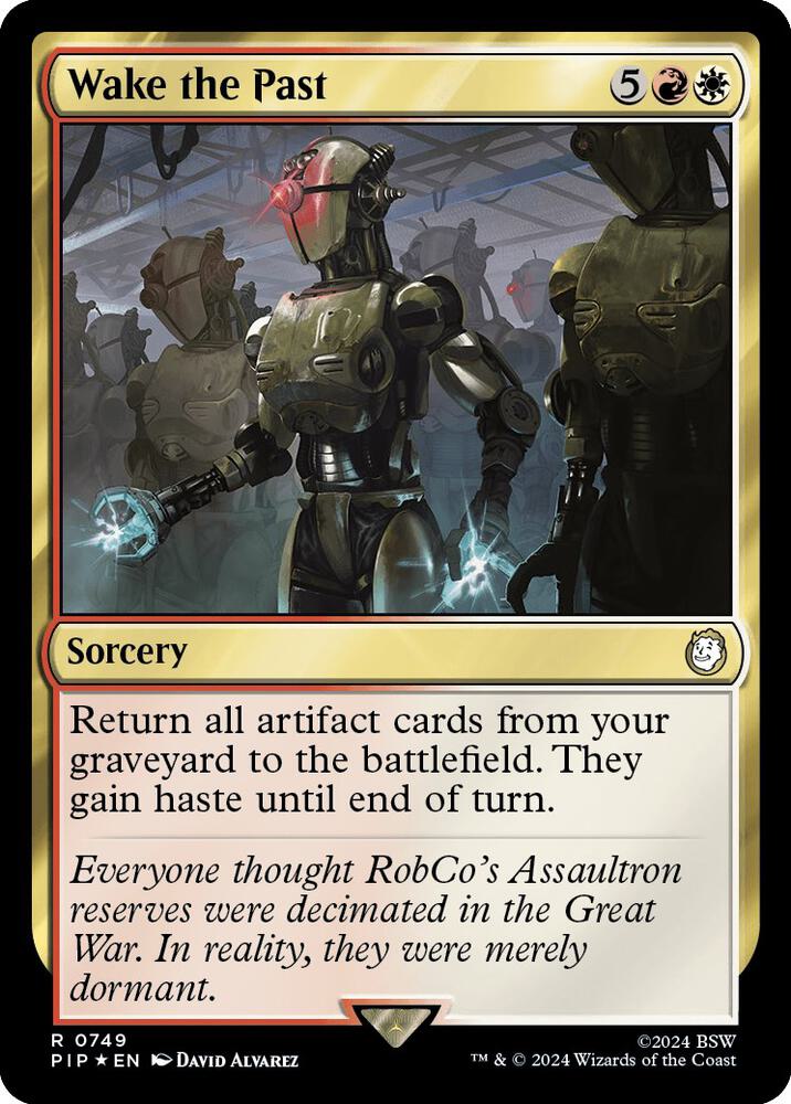 Wake the Past (Surge Foil) 749 card from Universes Beyond: Fallout