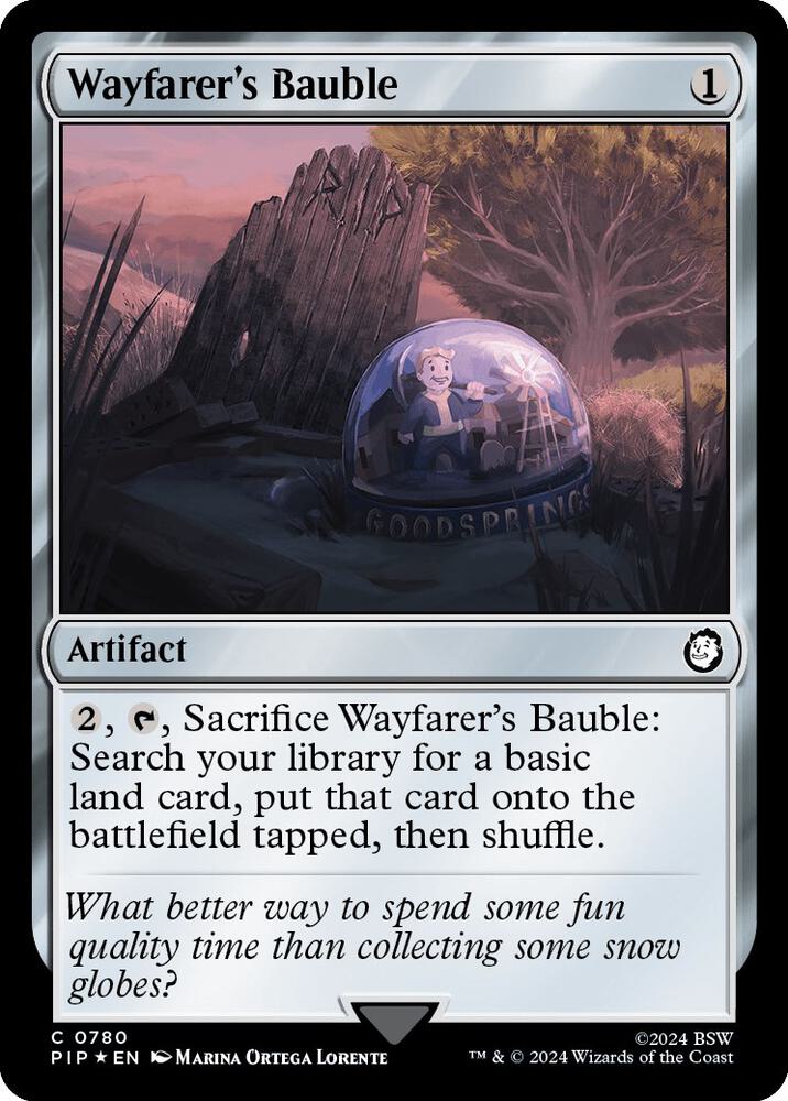 Wayfarer's Bauble (Surge Foil) 780 card from Universes Beyond: Fallout