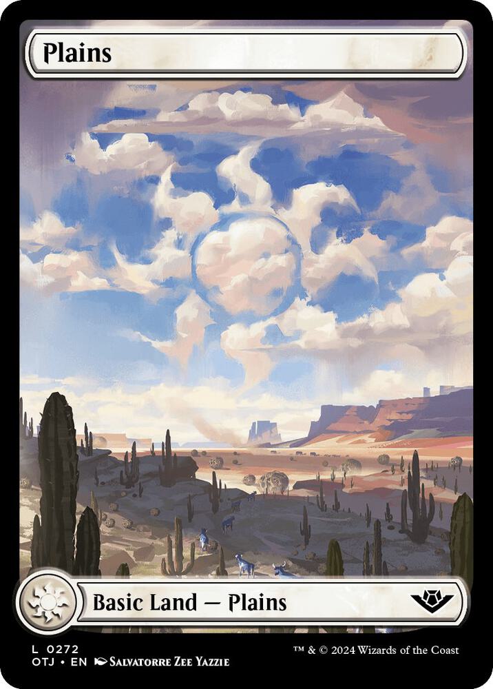 Plains 272 card from Outlaws of Thunder Junction