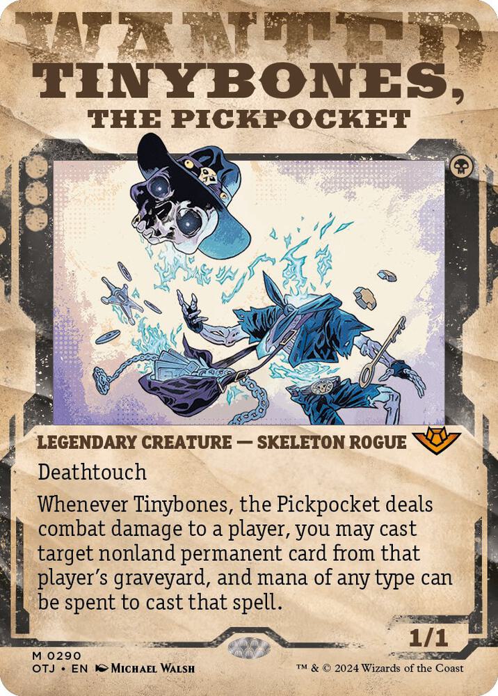 Tinybones, the Pickpocket (Showcase) 290 card from Outlaws of Thunder Junction