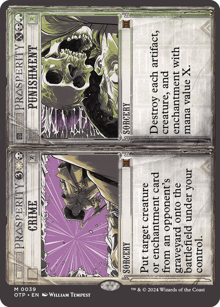 Crime // Punishment 39 card from Outlaws of Thunder Junction: Breaking News