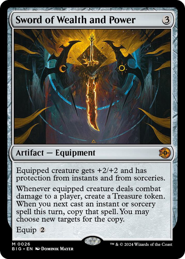 Sword of Wealth and Power 26 card from Outlaws of Thunder Junction: The Big Score