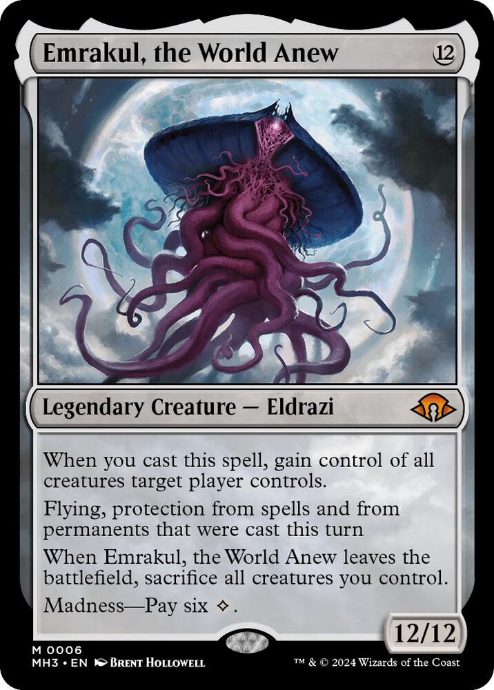 Emrakul, the World Anew 6 card from Modern Horizons 3
